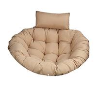 Coussin pour siège Suspendu， Tapis de Chaise Suspendue épais avec Housse Lavable, Tapis en Osier et Coussin hamac Suspendu(Brown)