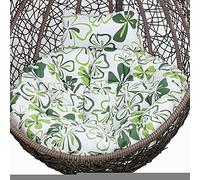 Coussin pour siège Suspendu， Tapis de Chaise Suspendue épais avec Housse Lavable, Tapis en Osier et Coussin hamac Suspendu(Butterfly)