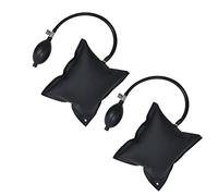 Coussin pour Soulever,2 pcs Gonflable Pompe à Air Coussin TPU Outillage Auto Accessoire Coussins d'air de Soutiens pour Portes Fenêtres Meubles Réfrigérateur Noir 20 INCH