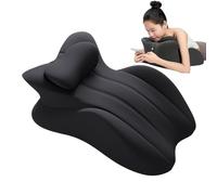 Coussin pour soutien du dos, coussin de lecture en mousse souple | avec housse lavable, coussin d'élévation ergonomique respirant pour s'asseoir, lire allongé sur le côté