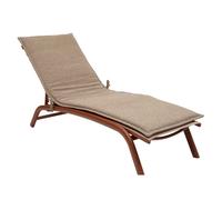 Coussin pour transat 190 x 60 cm solfia café - hespéride