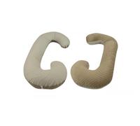 Coussin Pre/Post Natal Usages Multiples Beige Carreaux Cappuccino