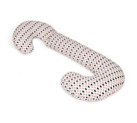 Coussin Pre/Post Natal Usages Multiples Coeurs Roses-Noirs-Gris