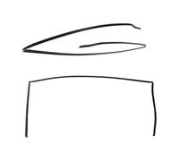 Coussin Protection Du Bord La Porte 51318159785 51318159784 2X Bande Météo Pare-brise Supérieur Moulage Joint D'étanchéité Pour BMW E39 Série 5 525I 528I 530I 540I Pour M5