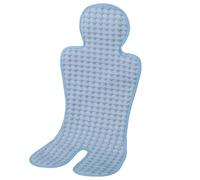 Coussin rafraîchissant de siège auto pour bébé - Respirant - Pour filles et garçons - Coussin rafraîchissant en maille - Insert multifonction pour l'été pour nouveau-né et tout-petit (bleu foncé)