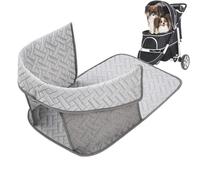Coussin rafraîchissant lavable et protection de poussette - Insert amovible pour poussette pour animaux de compagnie - Tapis antidérapant et imperméable pour chats et chiens - Insert de poussette