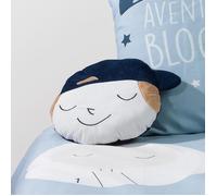 Coussin range pyjama Blogueur Les Ateliers du Linge 30 X 40 BLEU