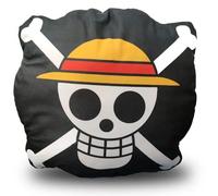 Aymax Coussin 3D One Piece Rond noir 35 cm Enfant