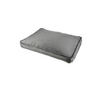Coussin Rectangle Chien & Chat Velours "Crafty" 100cm Gris