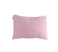 Coussin rectangle en coton bio rose