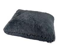 Coussin rectangle en fausse fourrure pour animaux - Gris anthracite - L 80 x l 60 cm Anthracite G