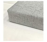 Coussin rectangulaire extra épais pour chaise de jardin et balancelle - Gris - 120 x 40 x 12 cm - Confortable pour l'intérieur et l'extérieur - Résistant aux intempéries