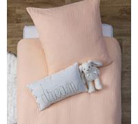 Coussin rectangulaire gaze de coton - lili blanc TU