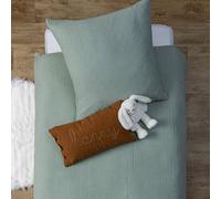 Coussin rectangulaire gaze de coton - lili marron TU