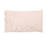 Coussin rectangulaire gaze de coton - lili rose clair TU