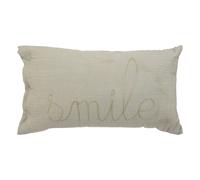 Coussin rectangulaire gaze de coton - lili vert TU