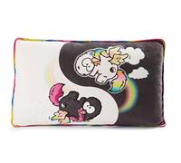 Coussin rectangulaire Licorne Arc-en-Ciel Yin & Arc-en-Ciel Yang 43x25cm