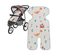 Coussin refroidisseur de siège de poussette en soie glacée | Doublure super légère pour sièges de bébé, poussettes, sièges d'enfants, berceaux, chaises de salle à manger