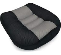 Coussin Rehausseur Auto pour VW Passat/Polo/Tiguan/Touareg/Touran/T-Cross/T-Roc/Up!, Coussins De Siège Antidérapants en Maille Respirante 3D,- Black Gray