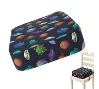 Coussin rehausseur de chaise - Siège rehausseur de voyage pour | Coussin rehausseur de chaise de salle à manger pour | Siège lavable pour | Fond antidérapant | Deux ceintures