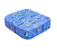 Coussin rehausseur de chaise - Siège rehausseur de voyage pour | Coussin rehausseur de chaise de salle à manger pour | Siège lavable pour | Fond antidérapant | Deux ceintures