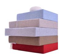 Coussin rehausseur de fauteuil extra épais 10 cm - 50 x 50 cm pour plus de confort - Mousse élastique pour intérieur/extérieur, voiture et bureau