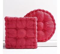 Coussin rehausseur de luxe en coton de 10 cm d'épaisseur pour fauteuil, salle à manger, jardin, idéal pour les personnes âgées, post-opératoire et grossesse, confort carré/rond (couleur #7)