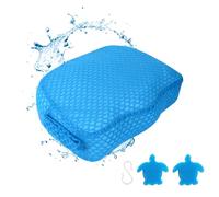 Coussin rehausseur de Spa lesté pour Adultes, en Maille aérée 3D avec Fond antidérapant à Micro-Pois, intérieur ou extérieur, séchage Rapide, Lavable (Lot de 1)