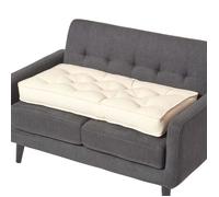 Coussin rehausseur - HOMESCAPES - Rectangulaire - Crème - Beige - Déhoussable