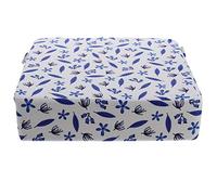 Coussin Rehausseur Pour Chaise De Salle à Manger Rehausseur De Chaise Haute Réglable Coussin Croissant Détachable Matière Polyester Imperméable Blanche Coussin De Chaise Tout-petit
