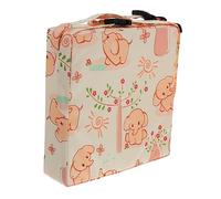 Coussin Rehausseur pour Chaise Haute Garçon et Filles en Polyester Rose | Double Sangles, Housse Indépendante, Lavable en Machine, pour Jouer et Dessiner