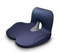 Coussin Rehausseur SièGe Auto pour Jaguar I Pace 2018-2020, Coussins Siège Assise Lombaire Soutien Ergonomique en Mousse Mémoire Accessoires,Navy Blue
