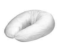 Totsy Baby Rembourrage pour Coussin de Grossesse et Allaitement 165 cm - Coussin maternité et Corps ou Oreiller de Grossesse Soutien pour Dormir sur Le côté et allaiter en Forme de C Blanc Oeko-Tex