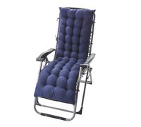 Coussin rembourré pour chaise longue de jardin - 155 x 48 x 8 cm - En rotin - Idéal pour chaise longue d'extérieur - Accessoire de meubles de terrasse