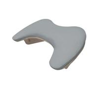 Coussin repose-bras en bois en forme de U pour manucure à domicile, salon de manucure, gris, 38 x 26 x 13 cm