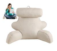 Coussin Repose-Lit, Coussins de Repose-Lit avec Accoudoirs - Dossier pour S'asseoir - Lit Long Coussin, Dossier Assis, Avec Repose-poignet, Appui-tête, Fermeture Éclair Invisible pour le Travail