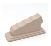 Coussin repose-main en silicone souple - Beige - Avec séparateurs de doigts - Support ergonomique antidérapant pour une peinture confortable des ongles - Outil essentiel pour la maison et le salon de