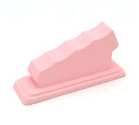Coussin repose-main en silicone souple pour manucure - Rose - Avec séparateurs de doigts - Support ergonomique antidérapant pour une peinture confortable des ongles - Outil essentiel pour la maison et
