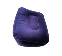Coussin repose-pieds gonflable spécialement conçu pour soutenir les jambes en position assise.