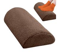 Coussin repose-pieds inclinable, traversin demi-lune avec bande élastique, oreiller de canapé multifonctionnel pour tête/cou/taille/jambe 23 x 10 x 4 cm