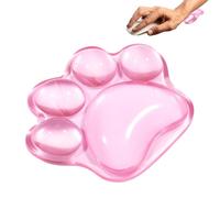 Coussin repose-poignet transparent en forme de patte de chat pour soulager l'inconfort des souris, coussin doux pour soulager les carpus, coussin d'aide aux articulations pour la maison et l'école