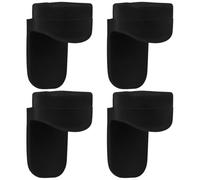 Coussin Repose Pouce Clarinette Silicone Noir Lot de 4 Pcs | Accessoires pour Clarinette et Basse, Format 3x2x2cm, Installation Facile, Pratique en Répétition ou Debout