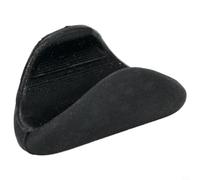 Coussin repose-pouce en silicone souple pour flûte et instrument à vent (noir)