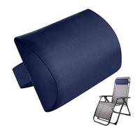 Coussin Repose-tête Amovible pour Chaise Longue et Fauteuil, Oreiller réglable de Soutien Nuque pour Jardin, Plage et extérieur, Coussin d’Appui-tête Confortable pour détente et Relaxation