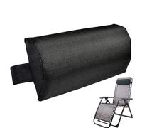 Coussin Repose Tete - Appuie Tete Bain De Soleil | Oreiller De Chaise Longue | Appuie Tête Fauteuil Salo | Oreiller avec Élastique Réglable pour Chaise Longue De Jardin, Transats, Fauteuils, 37×17 CM