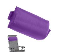 Coussin repose-tête de chaise | Coussin de soutien du cou avec bande élastique | Appui-tête de chaise inclinable | pour jardin, balcon, terrasse, plage, pique-nique, camping