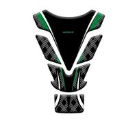 Coussin Réservoir D'essence Genouillères Autocollants Latéraux Motos Pour CB650R (2019-2021) Aspect carbone(9 Green)