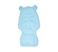 Coussin respirant double face pour poussettes pour bébé avec dos à pois réversible pour balancelle