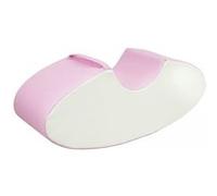 Un Coussin Rocker Blanc, Rose (Pastel)