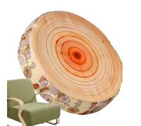 Coussin rond 3D rempli de fruits pour - Coussin rond rempli de kiwi, orange, citron, pastèque pour canapé d'enfant, salle de classe, maison, canapé